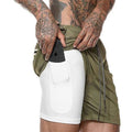 Shorts Quick Dry Para Treino 2 em 1 | Esporte Air Effect