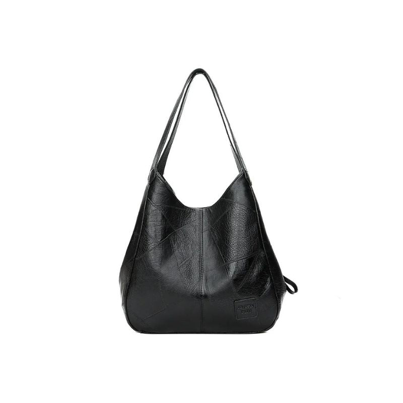 Bolsa Feminina Vintage Luxo Couro Macio Tote 3 Bolsos