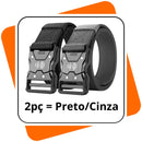 Kit 2 Cintos Táticos - Fivela Automática e Ajustável