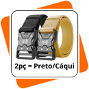 Kit 2 Cintos Táticos - Fivela Automática e Ajustável