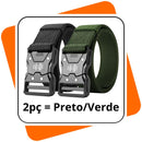Kit 2 Cintos Táticos - Fivela Automática e Ajustável