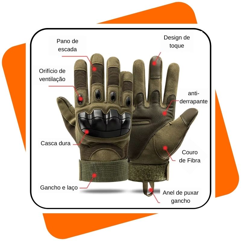 Luvas Max Glover – Proteção, Aderência e Conforto