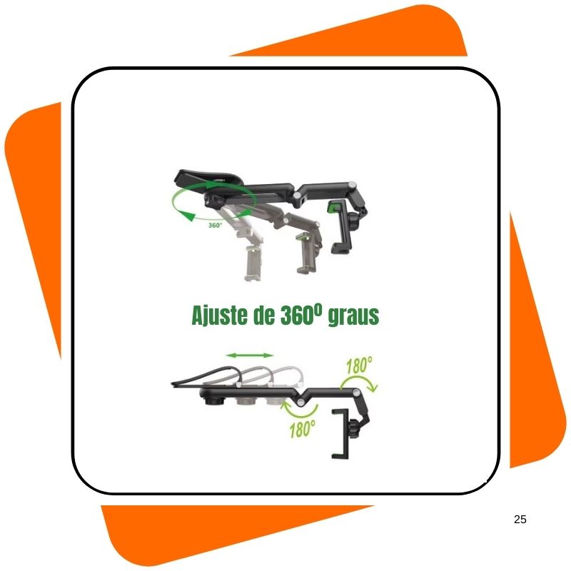 Suporte Universal para Celular 360° para Carro e Outros Usos