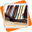 Carteira Masculina de Couro Legítimo – Proteção RFID, Compacta e Elegante