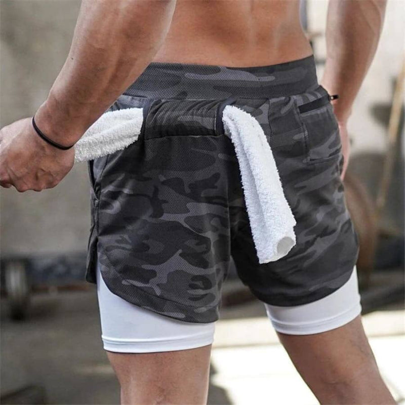 Shorts Quick Dry Para Treino 2 em 1 | Esporte Air Effect