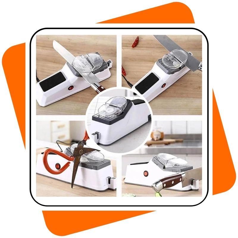 Afiador Elétrico USB - Amolador de Facas Doméstico