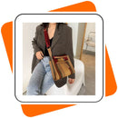 Bolsa Feminina de Lona Luxo | Grande & Pequena | Chic