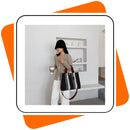 Bolsa Feminina de Lona Luxo | Grande & Pequena | Chic