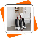 Bolsa Feminina de Lona Luxo | Grande & Pequena | Chic