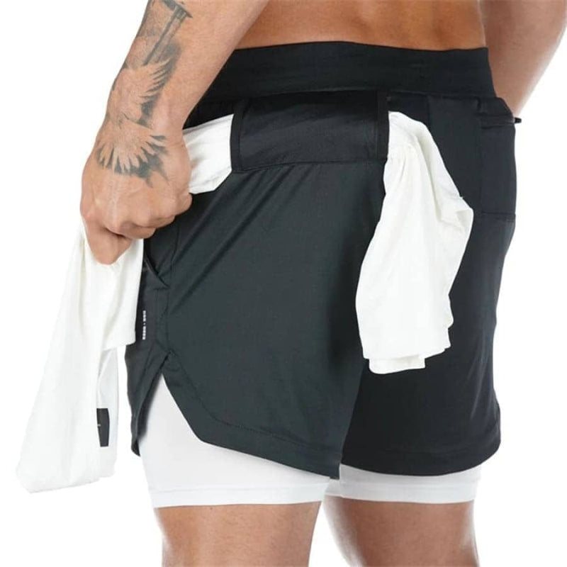Shorts Quick Dry Para Treino 2 em 1 | Esporte Air Effect