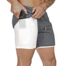 Shorts Quick Dry Para Treino 2 em 1 | Esporte Air Effect