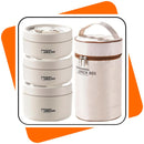 Lancheira Térmica 3 em 1 – Recipientes Empilháveis e Portáteis