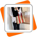 Bolsa Feminina de Lona Luxo | Grande & Pequena | Chic