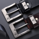 Cinto Masculino de Couro Fivela Luxo