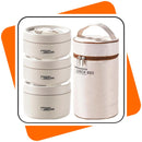 Lancheira Térmica 3 em 1 – Recipientes Empilháveis e Portáteis