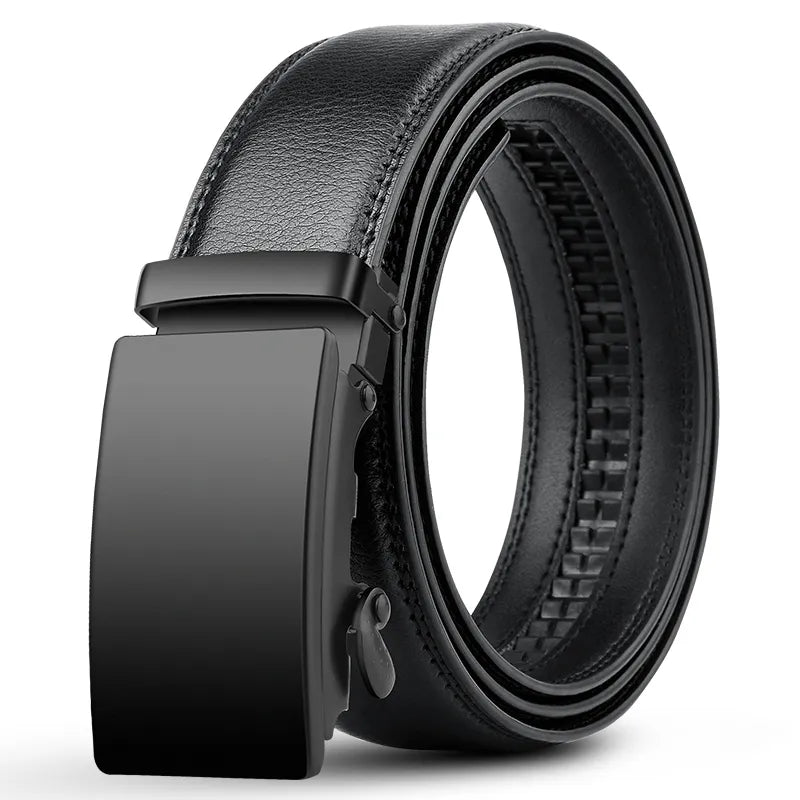 Cinto Couro Automatic Buckle Masculino