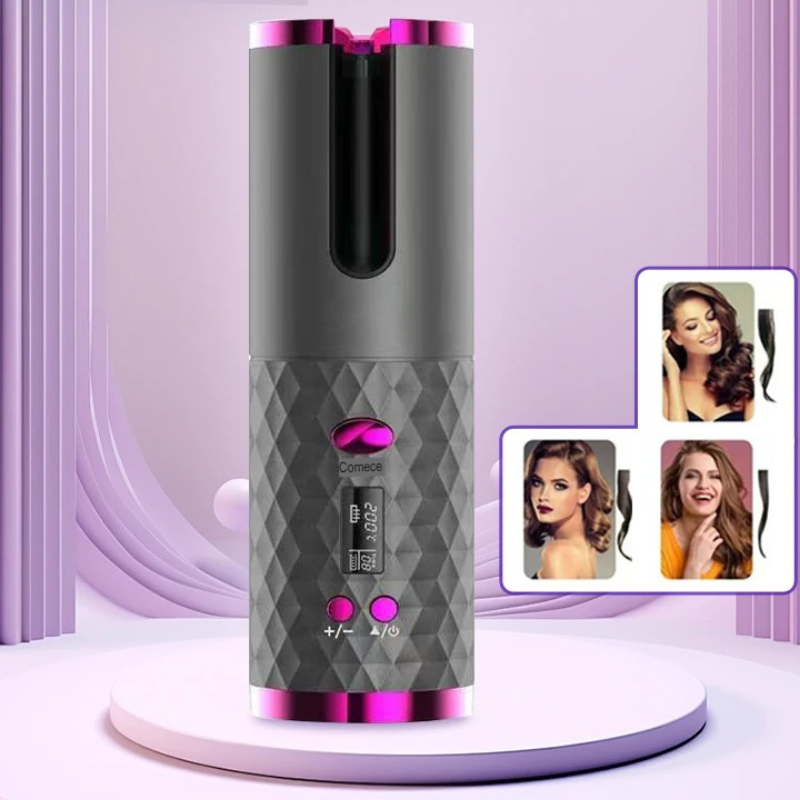 Modelador Sem Fio | Cachos Perfeitos Com Estilo e Praticidade