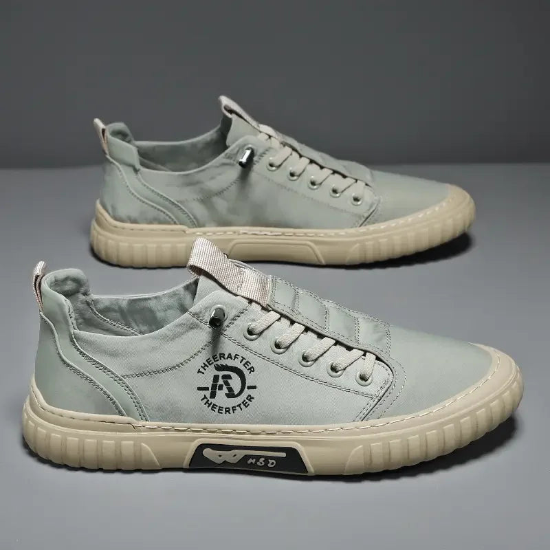 Tênis de Lona Casual Moda Confortáveis Costurado