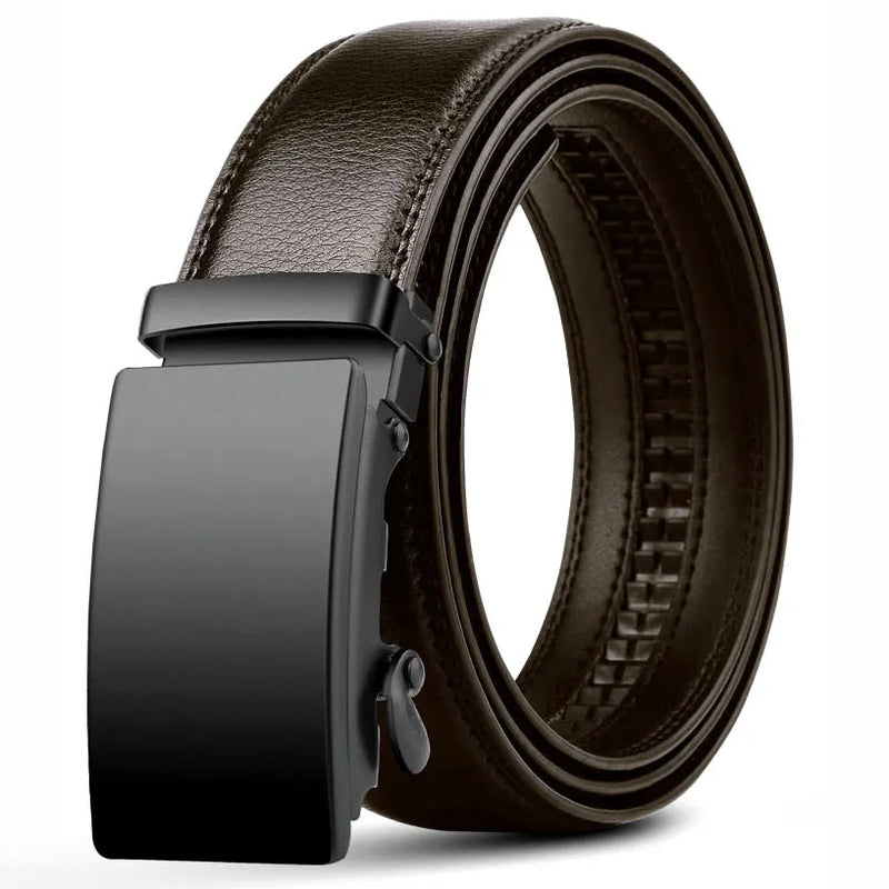 Cinto Couro Automatic Buckle Masculino