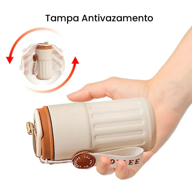 Copo Térmico Smart Thermos Bottle Inteligente com Display