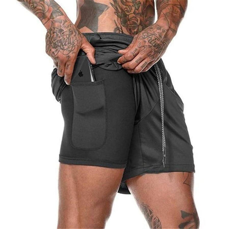 Shorts Quick Dry Para Treino 2 em 1 | Esporte Air Effect